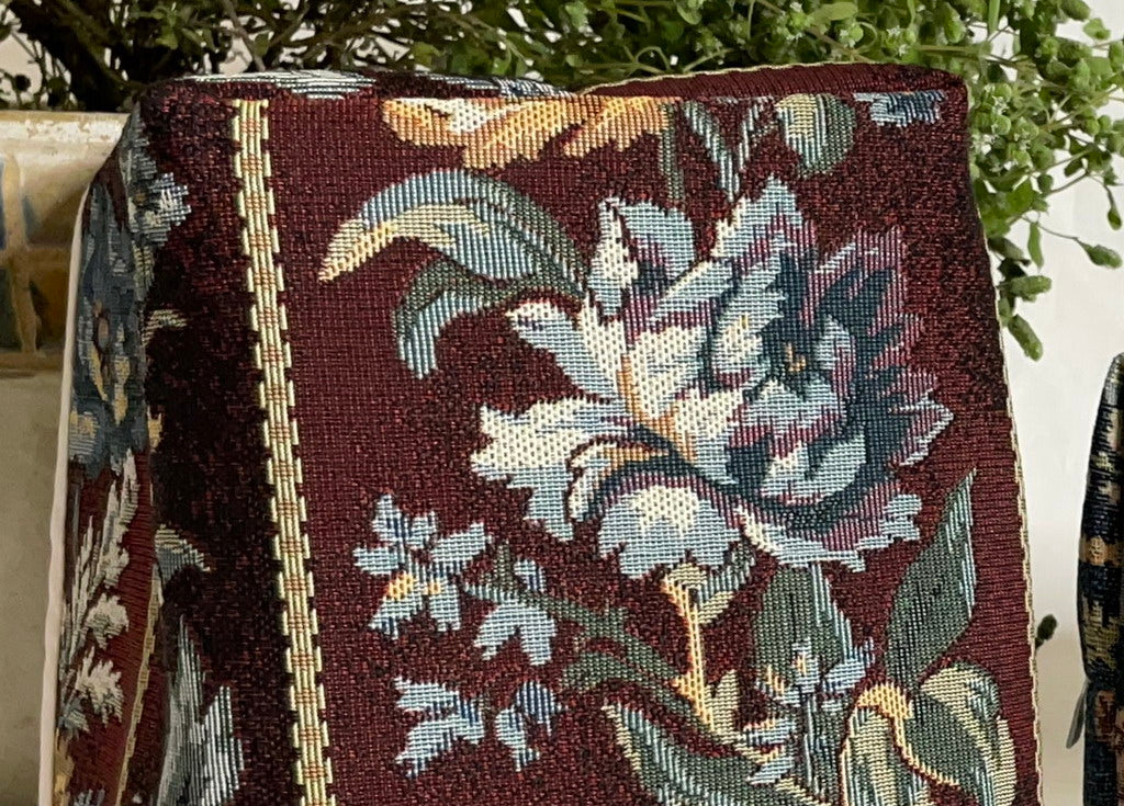 Panier de rangement en tissu récupéré