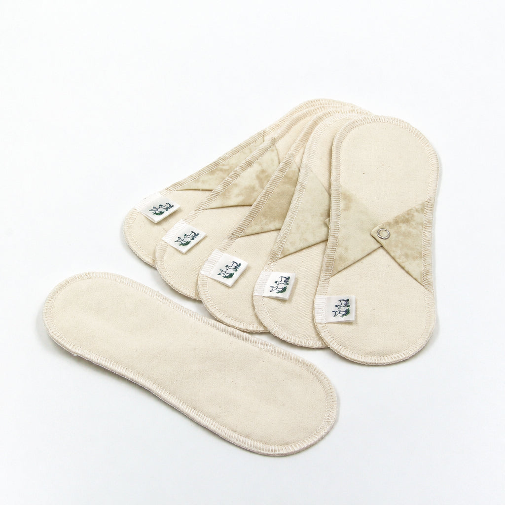 Protège dessous réutilisable en bambou et coton